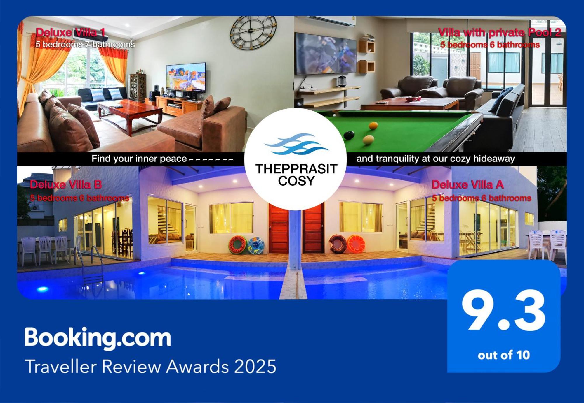 Thepprasit Cosy Villa Jomtien Beach Eksteriør billede