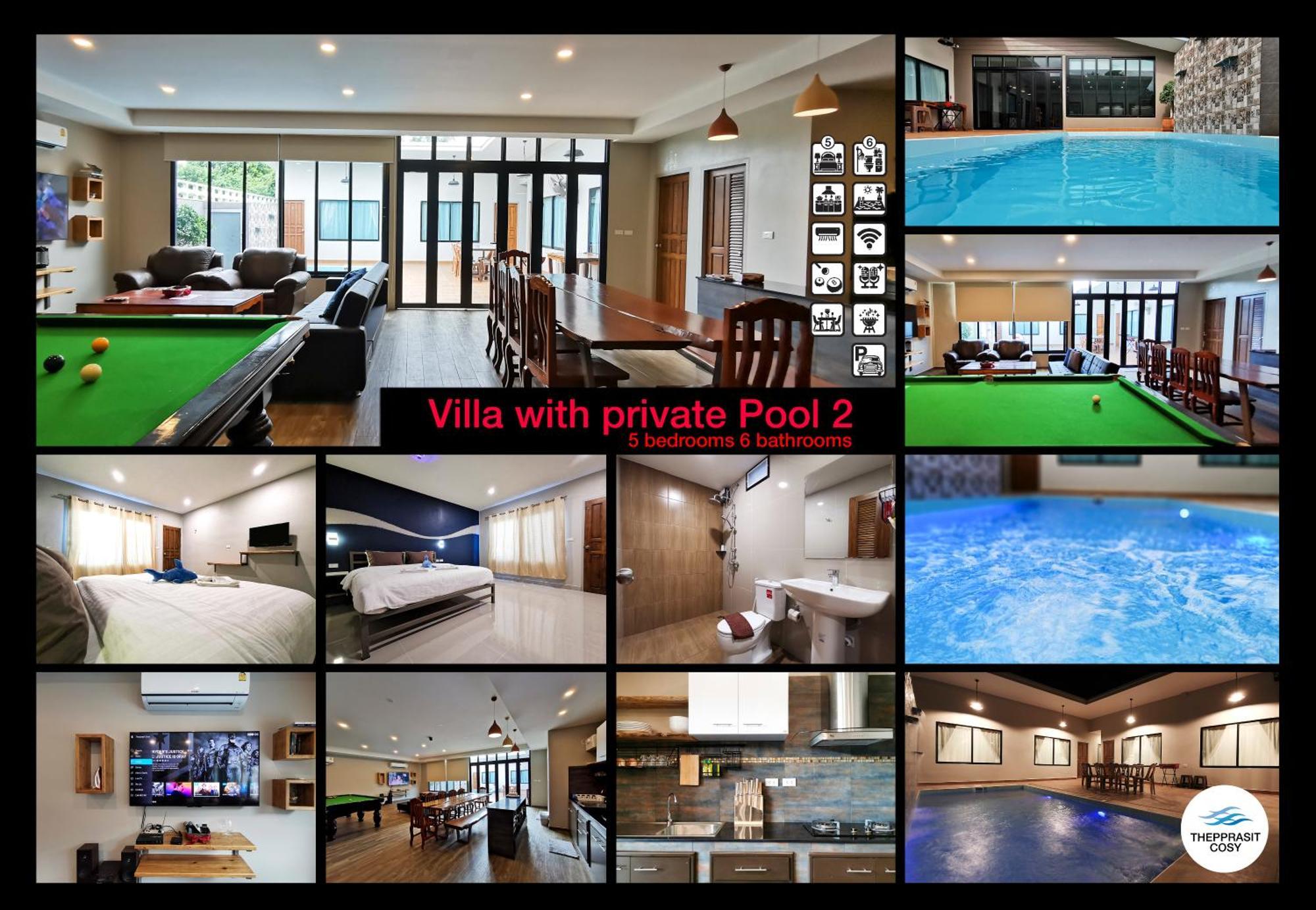 Thepprasit Cosy Villa Jomtien Beach Eksteriør billede